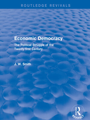 cover image of Economic Democracy